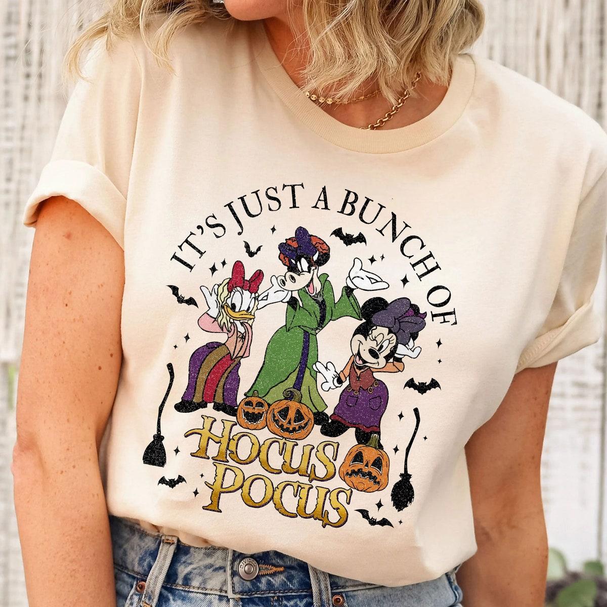 It's Just A Bunch Of Hocus Pocus Mickey And Friends Halloween Shirt 6