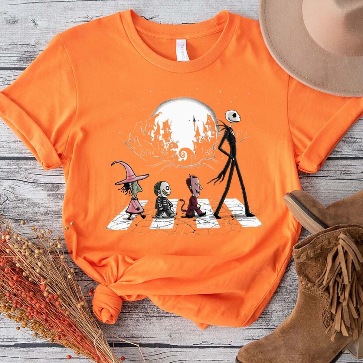 Jack Skellington And Friends Halloween Spooky Season Nightmare Before Christmas Shirt 3