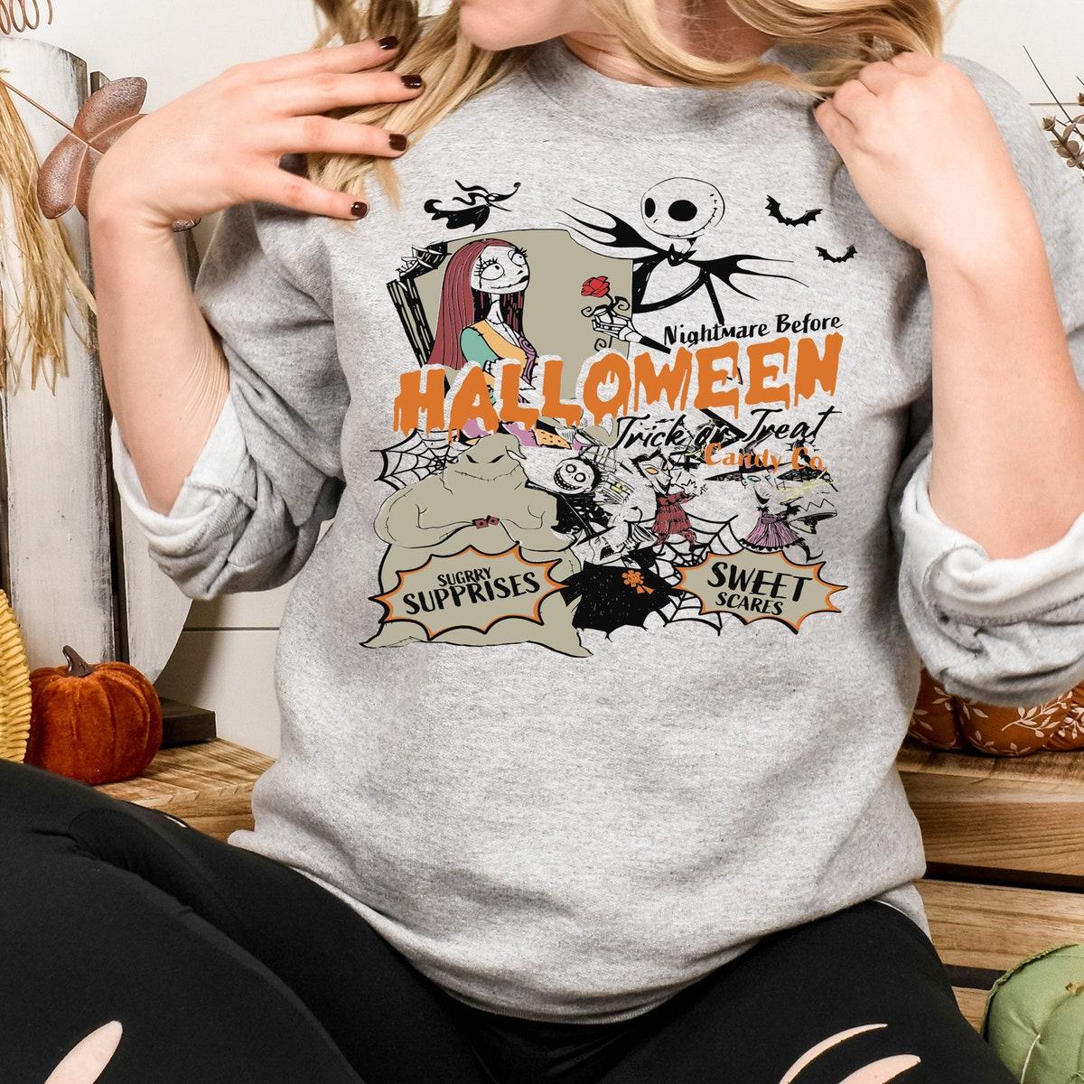 Jack Skellington And Sally Halloween Halloween Couples Shirt 4