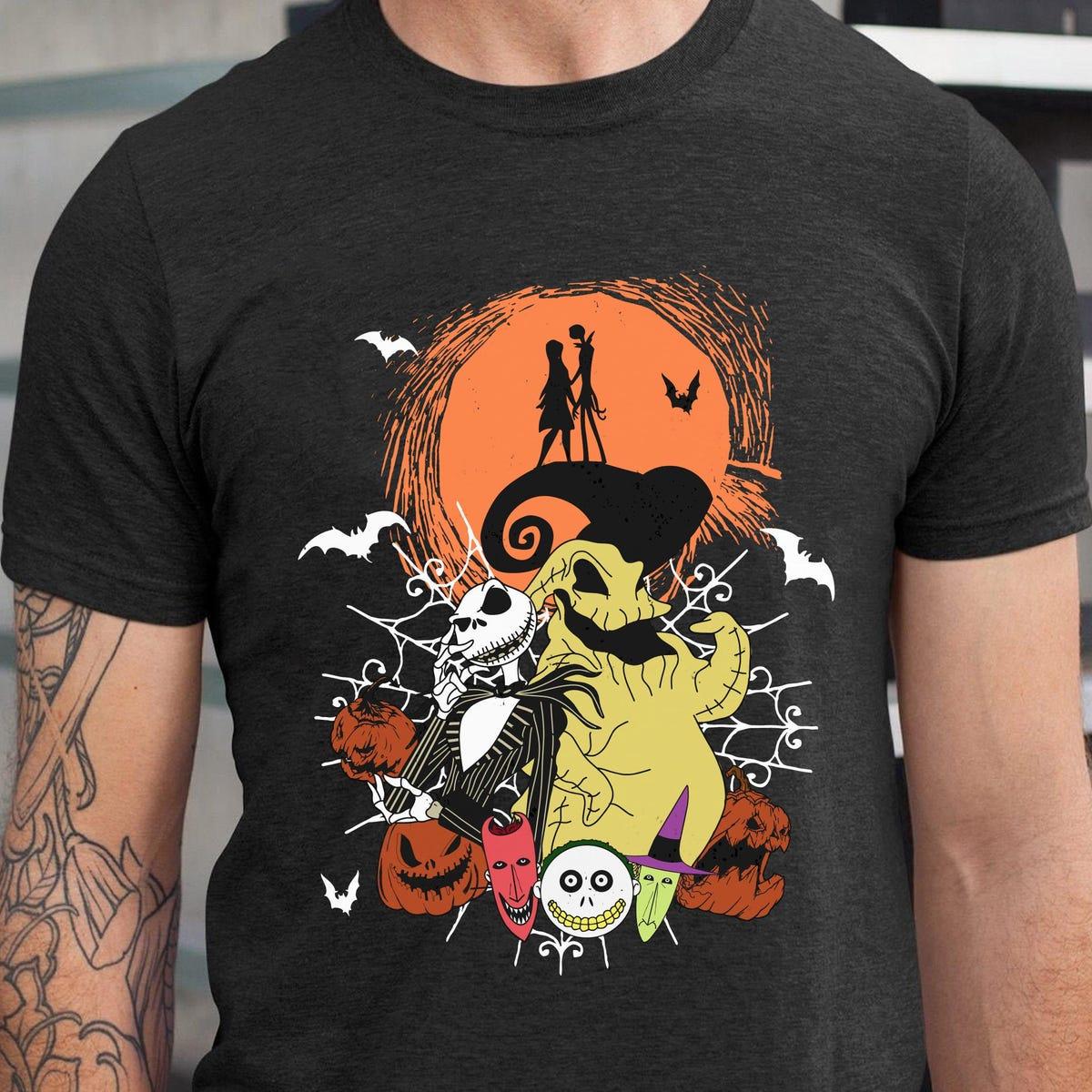 Jack Skellington Oogie Boogie Lock Shock Barrel Halloween Shirt 1