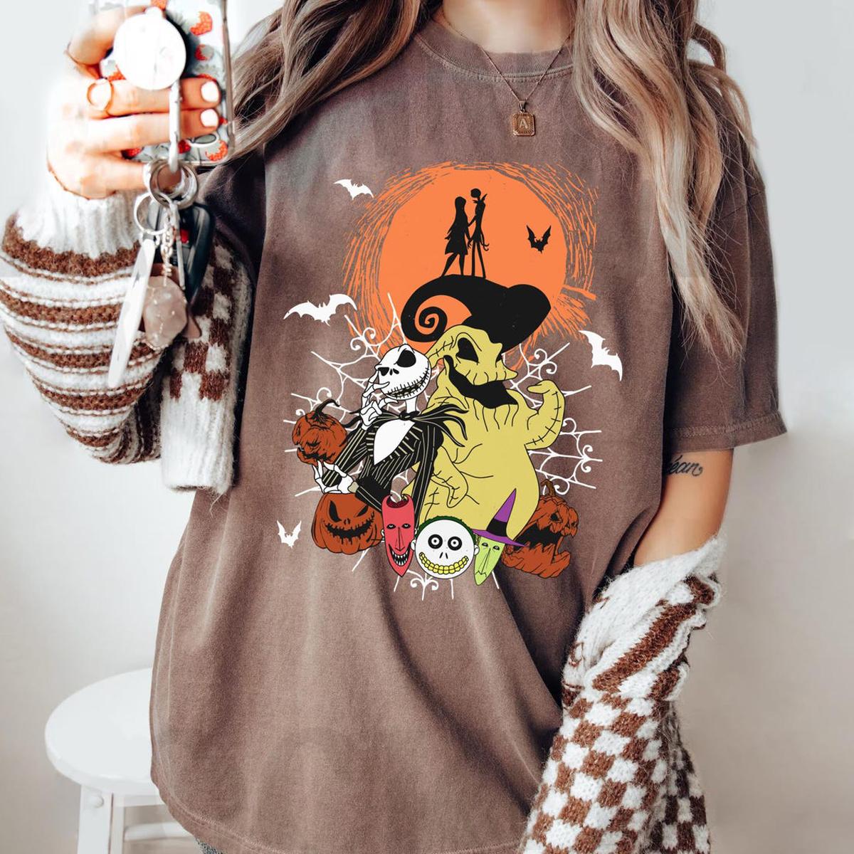 Jack Skellington Oogie Boogie Lock Shock Barrel Halloween Shirt 4