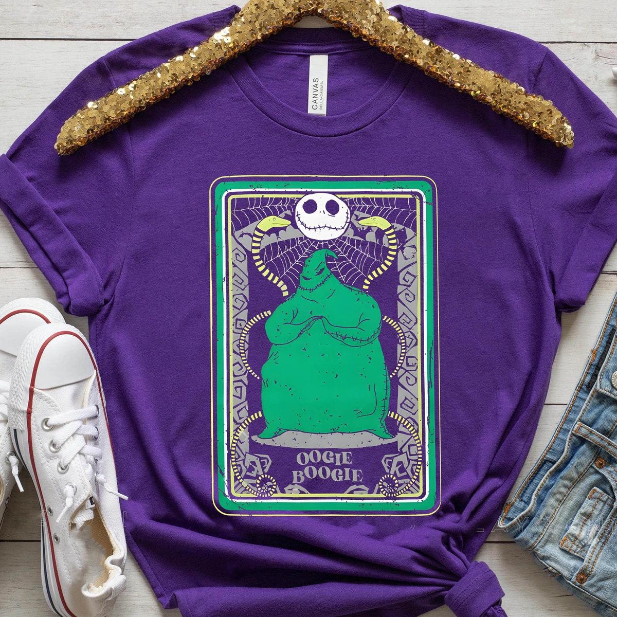 Jack Skellington Oogie Boogie Tarot Card Shirt 2