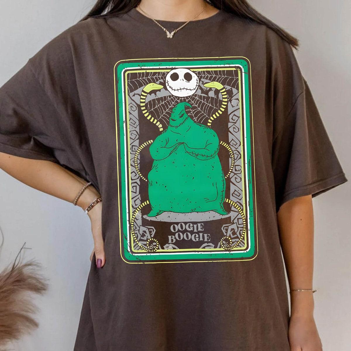 Jack Skellington Oogie Boogie Tarot Card Shirt 3