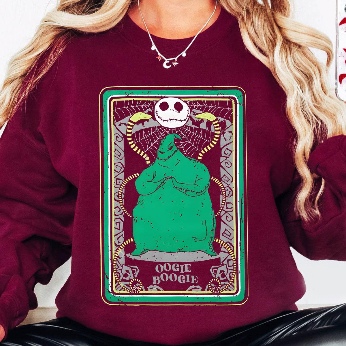 Jack Skellington Oogie Boogie Tarot Card Shirt 4