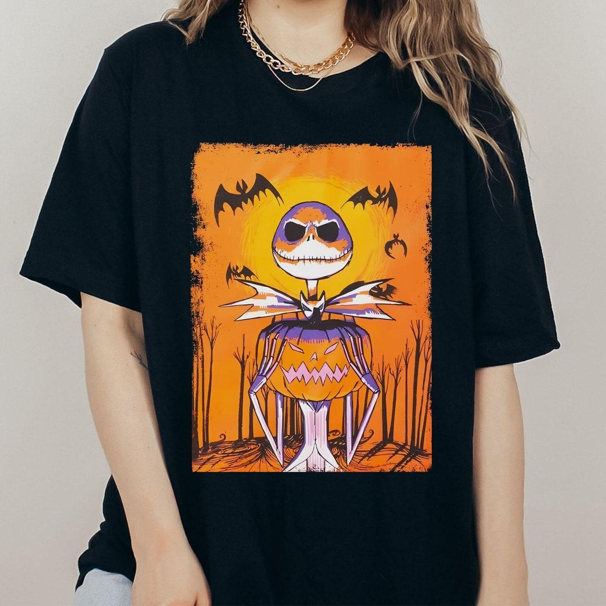 Jack Skellington Pumpkin Halloween Shirt 2