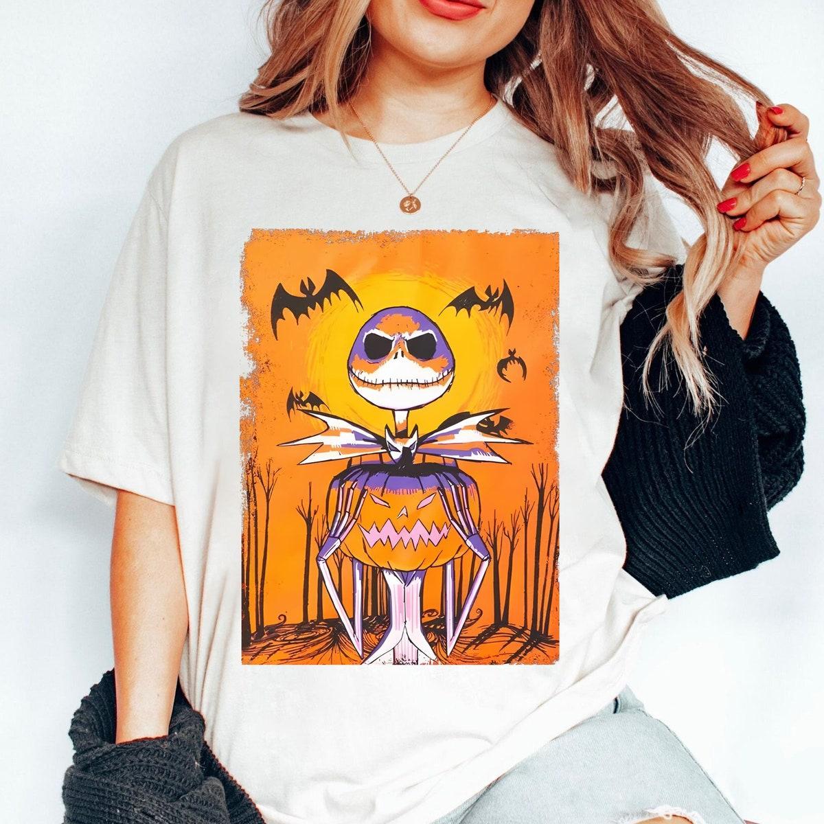 Jack Skellington Pumpkin Halloween Shirt 4