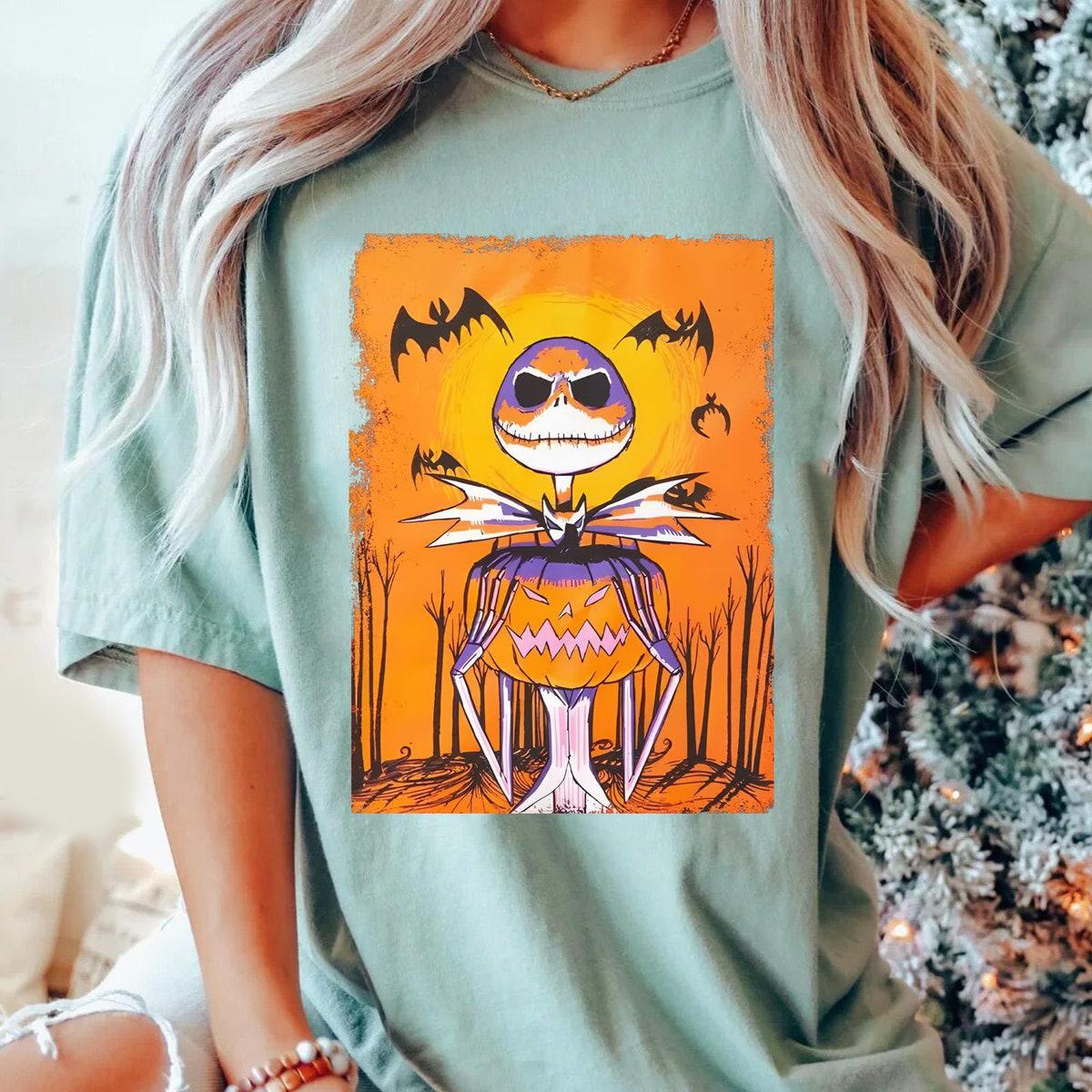 Jack Skellington Pumpkin Halloween Shirt 5