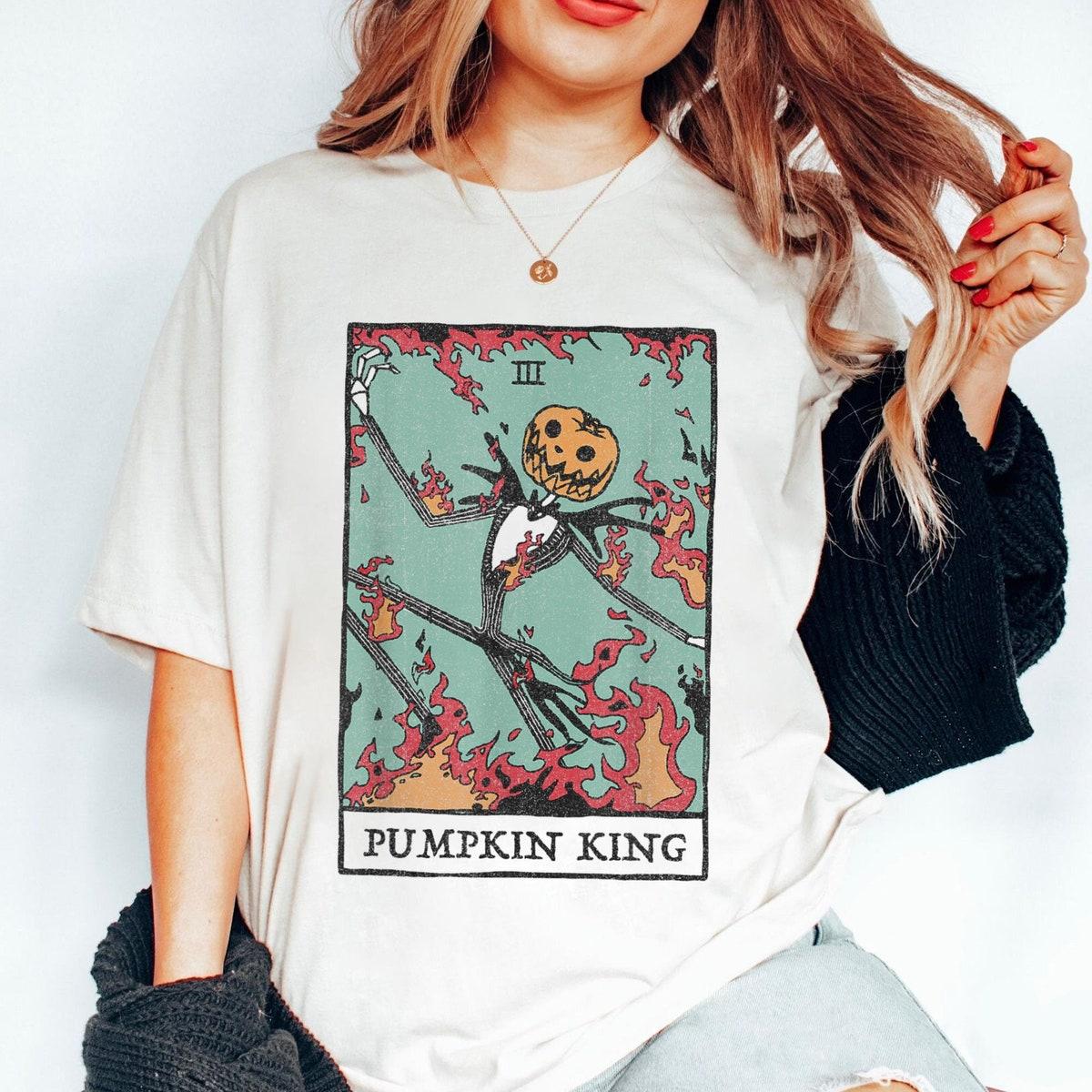 Jack Skellington Pumpkin King Tarot Card Shirt 1