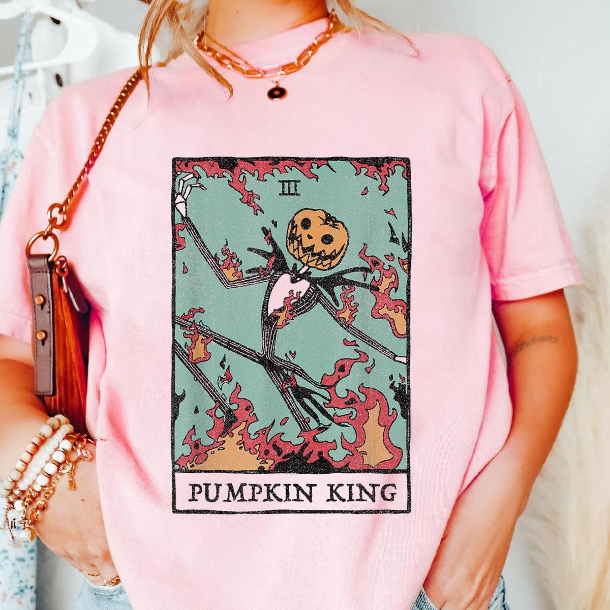 Jack Skellington Pumpkin King Tarot Card Shirt 2