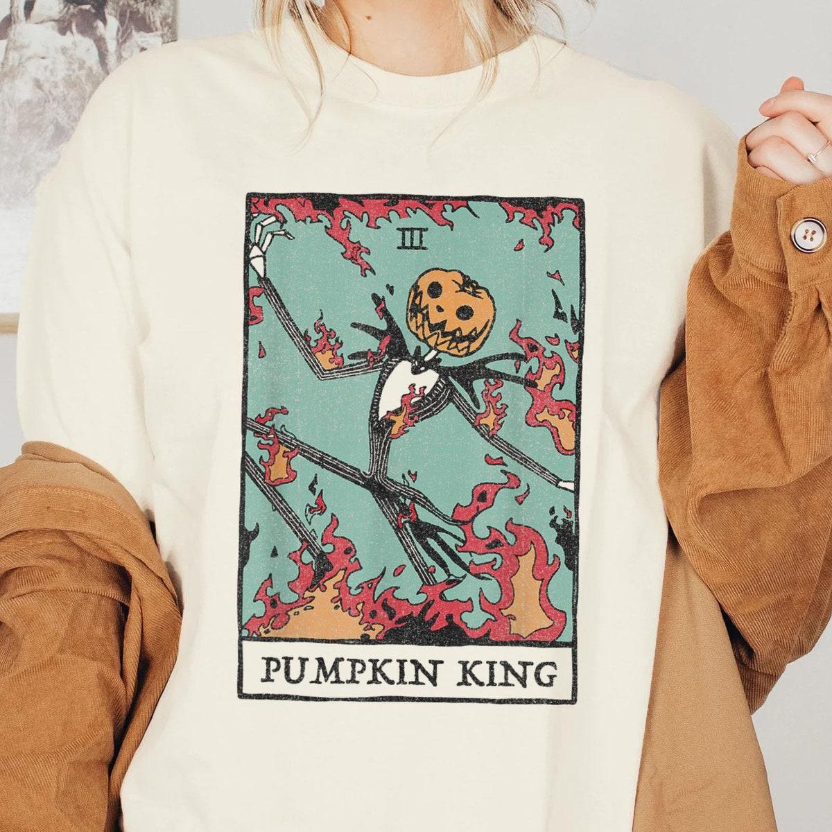 Jack Skellington Pumpkin King Tarot Card Shirt 3