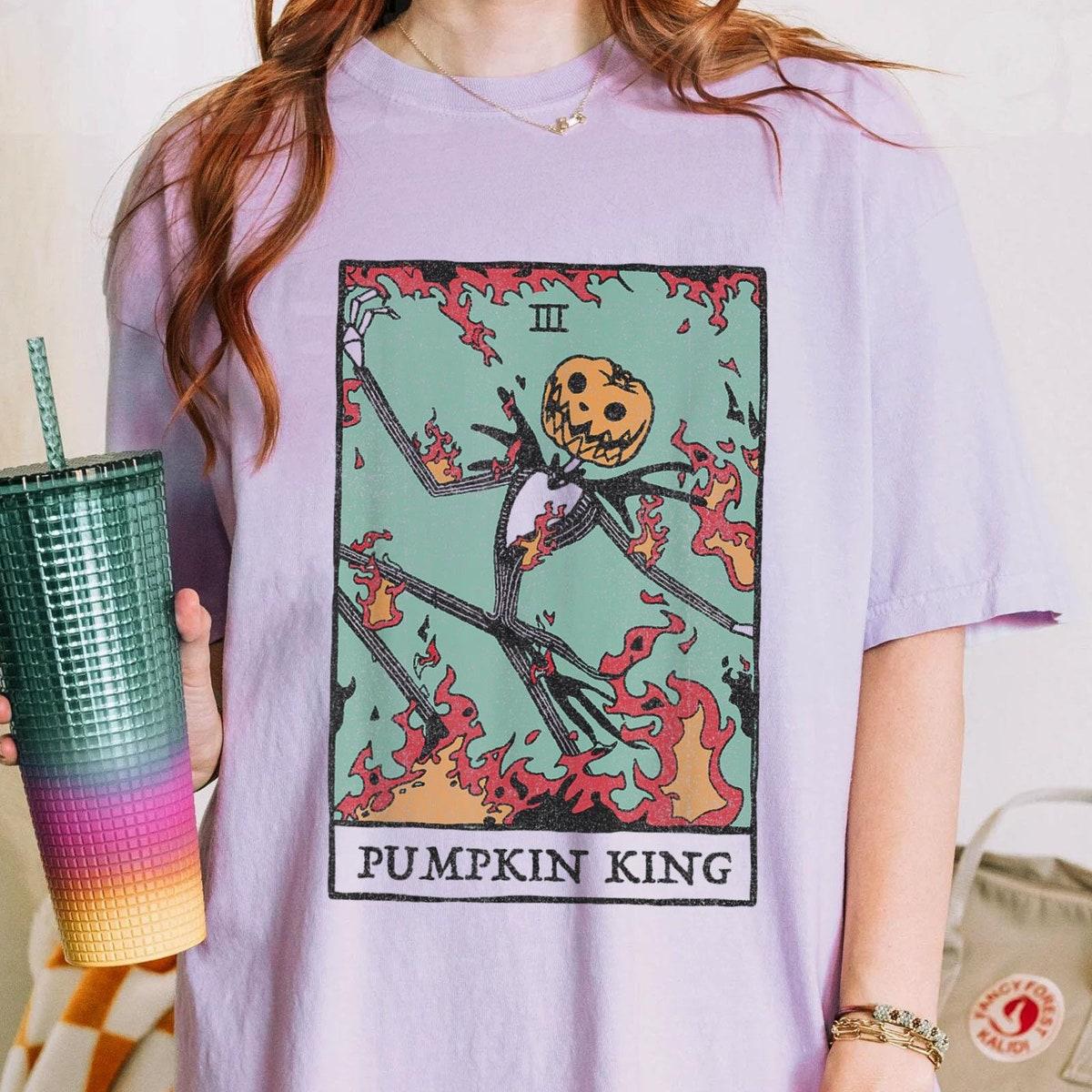 Jack Skellington Pumpkin King Tarot Card Shirt 4