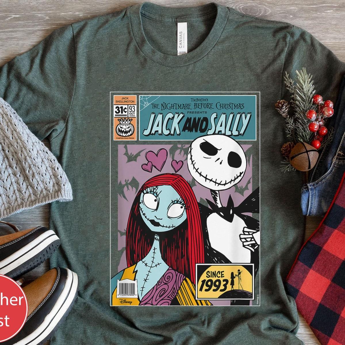 Jack Skellington Sally Since 1993 Nightmare Before Christmas Shirt 6