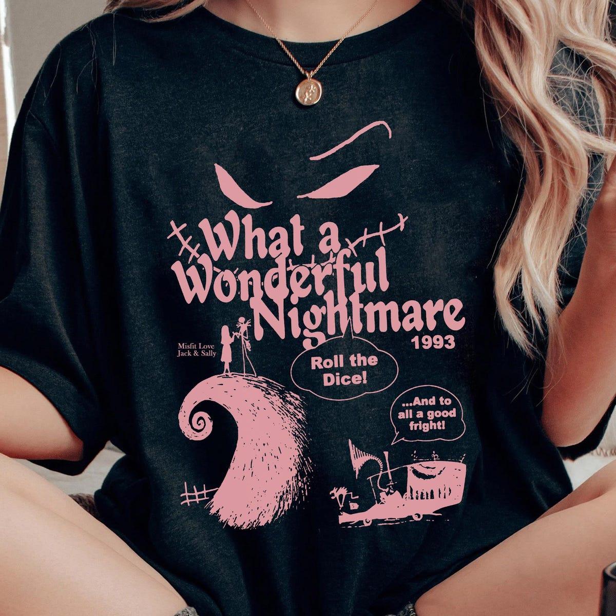 Jack Skellington Sally What A Wonderful Nightmare Shirt 1