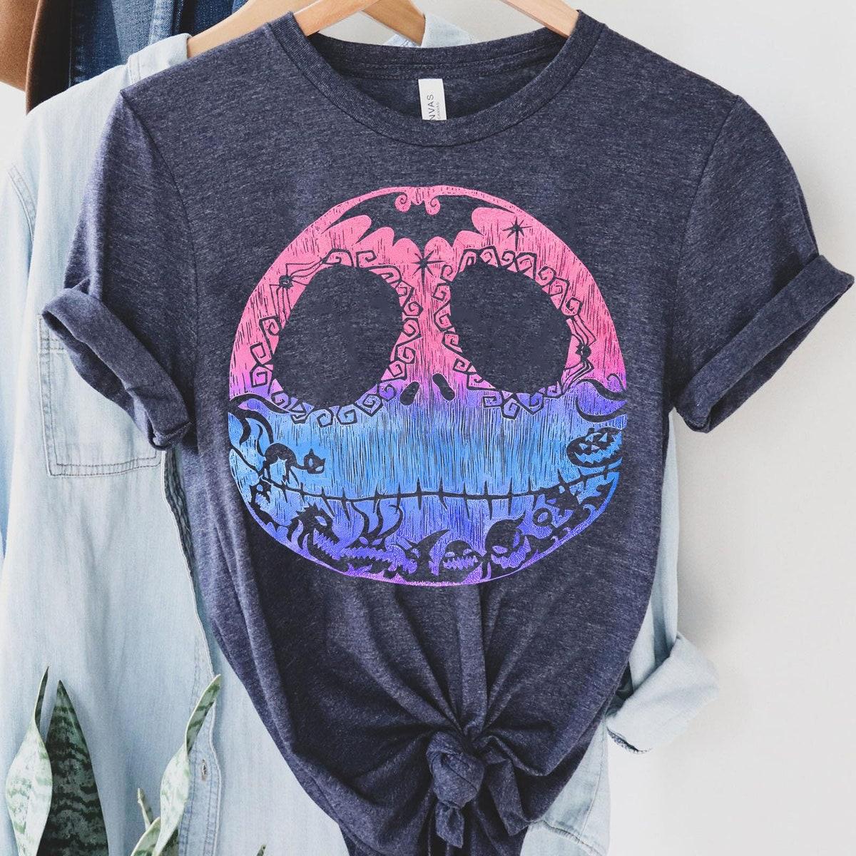 Jack Skellington Skull Big Face Nightmare Before Christmas Shirt 4