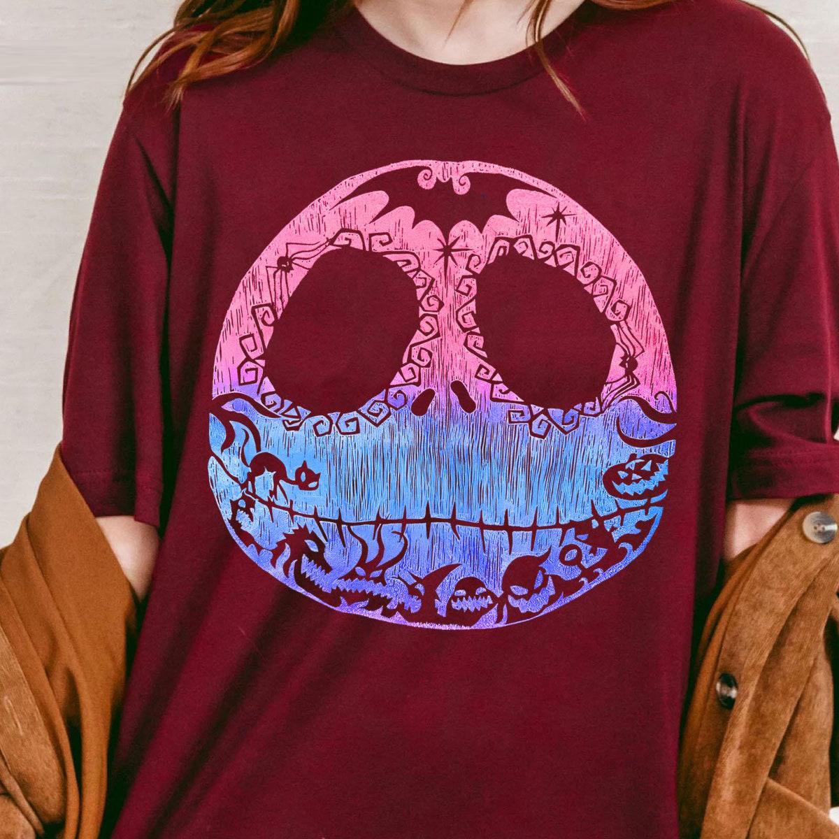 Jack Skellington Skull Big Face Nightmare Before Christmas Shirt 5