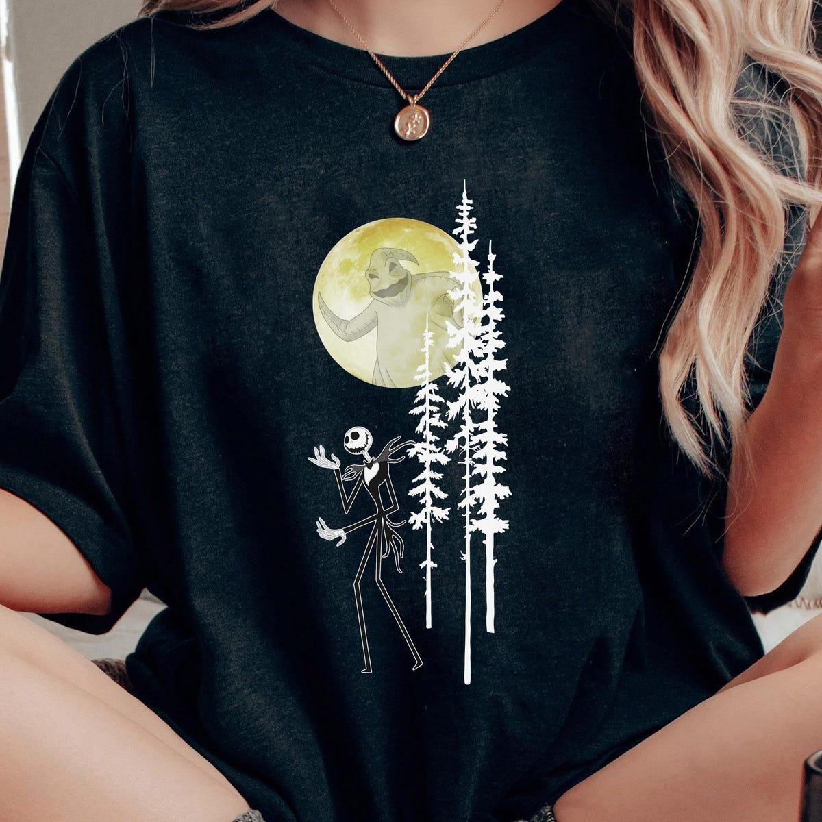 Jack Skellington With Oogie Boogie Moon Shirt 1