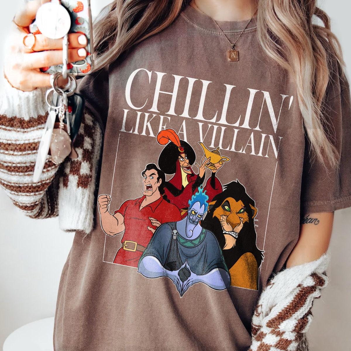 Jafar Hades Scar Gaston Chillin' Like A Villain Shirt 2