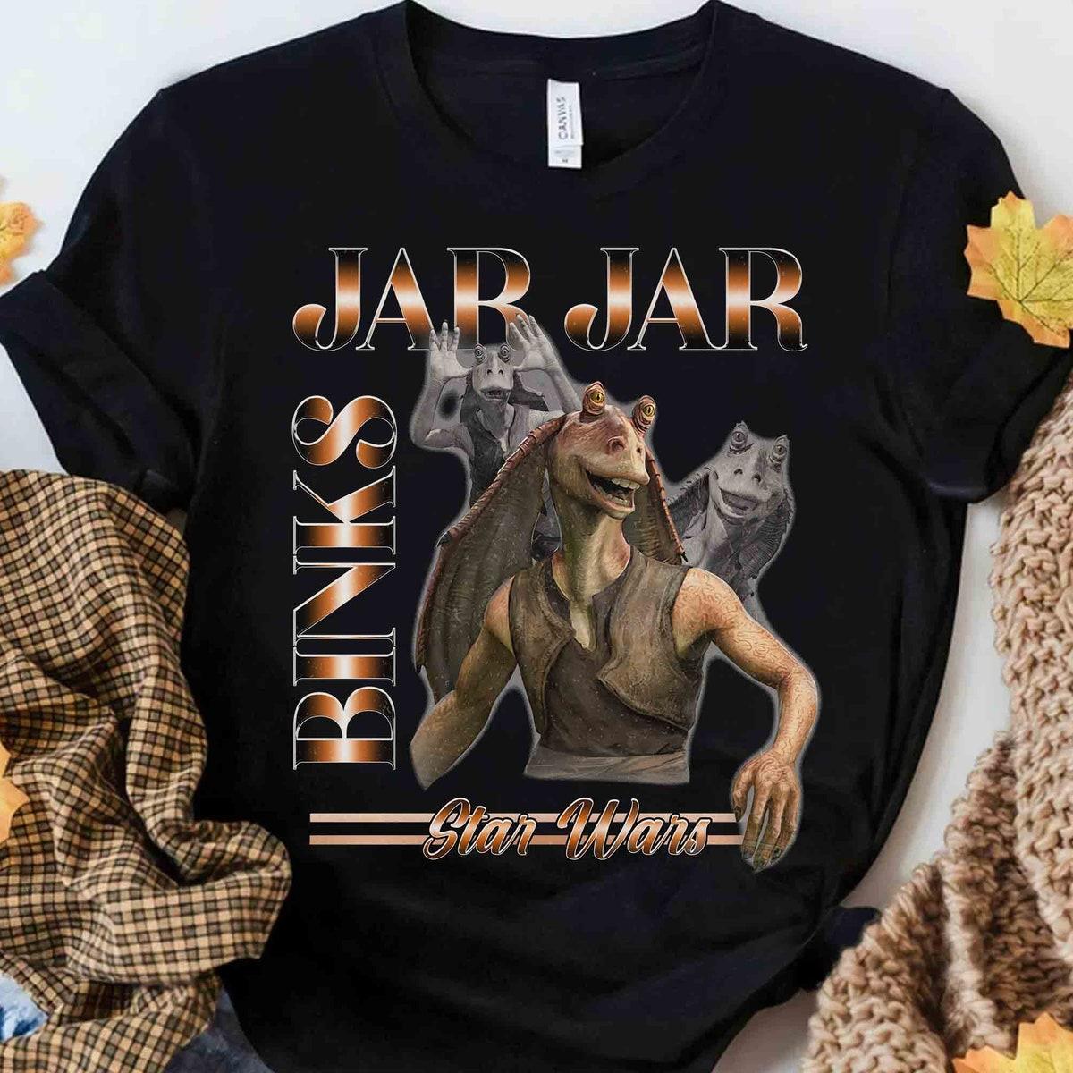 Jar Jar Binks Portrait May The 4th Be With You Matching Star Wars Shirt 1