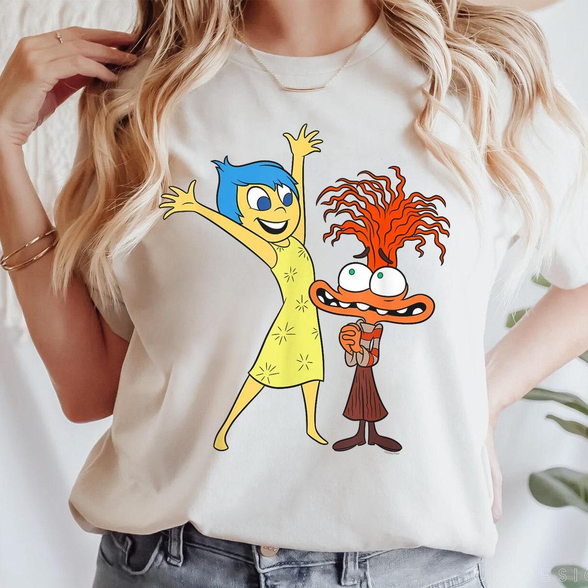 Joy And Anxiety Inside Out 2 Funny Friends Matching Disney Shirt 1