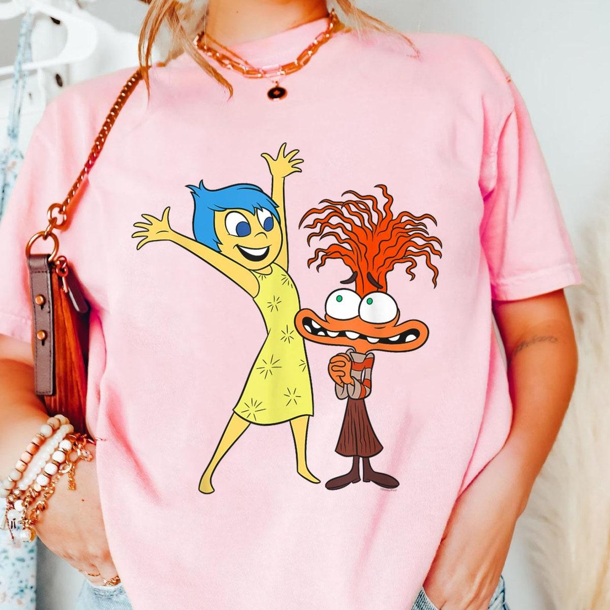 Joy And Anxiety Inside Out 2 Funny Friends Matching Disney Shirt 3