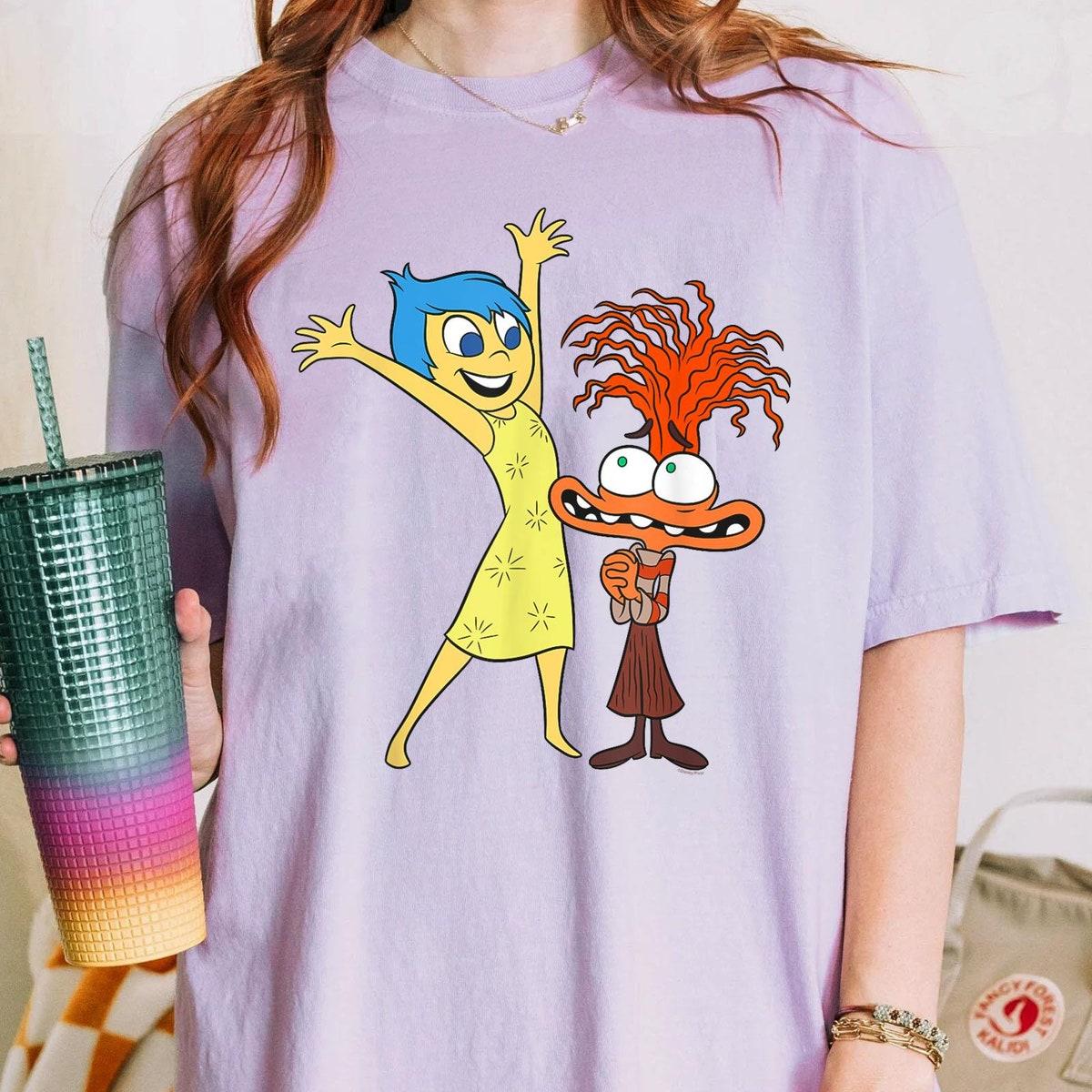 Joy And Anxiety Inside Out 2 Funny Friends Matching Disney Shirt 5