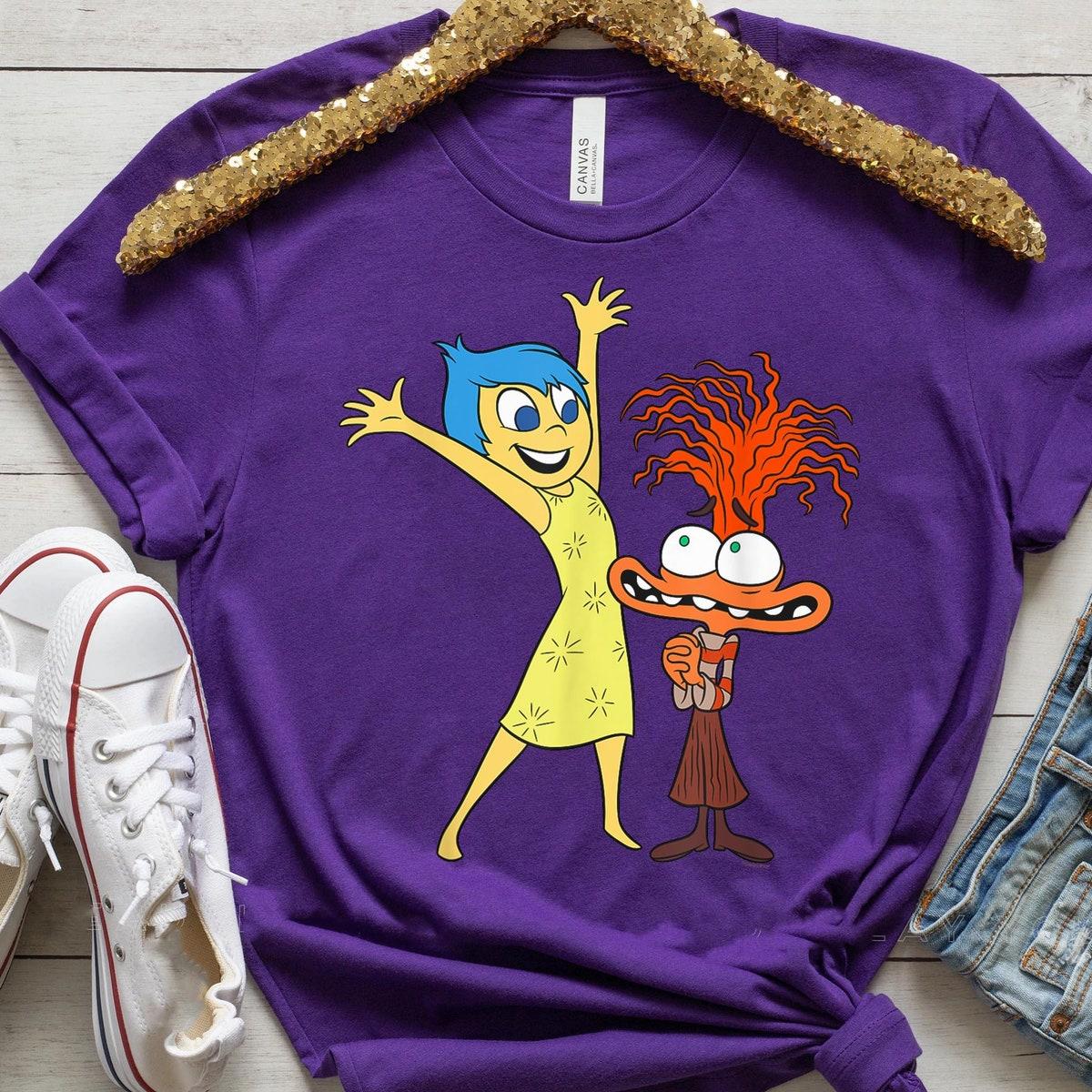 Joy And Anxiety Inside Out 2 Funny Friends Matching Disney Shirt 6