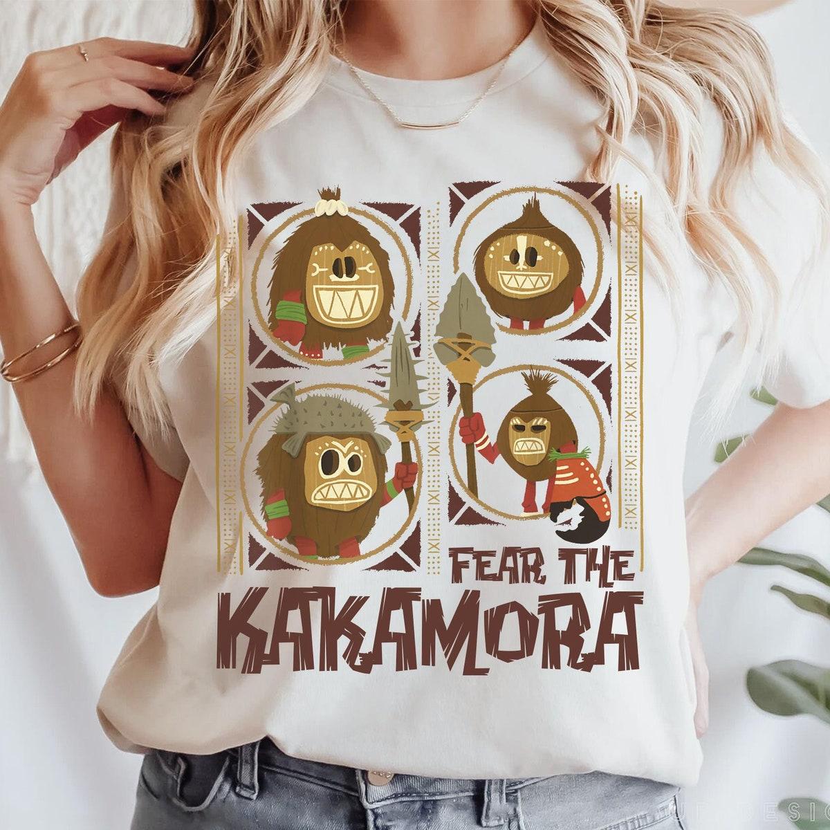 Kakamora Moana Fear The Kakamora Tiki Style Group Portrait Shirt 1