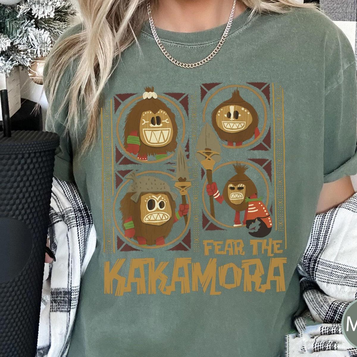 Kakamora Moana Fear The Kakamora Tiki Style Group Portrait Shirt 2