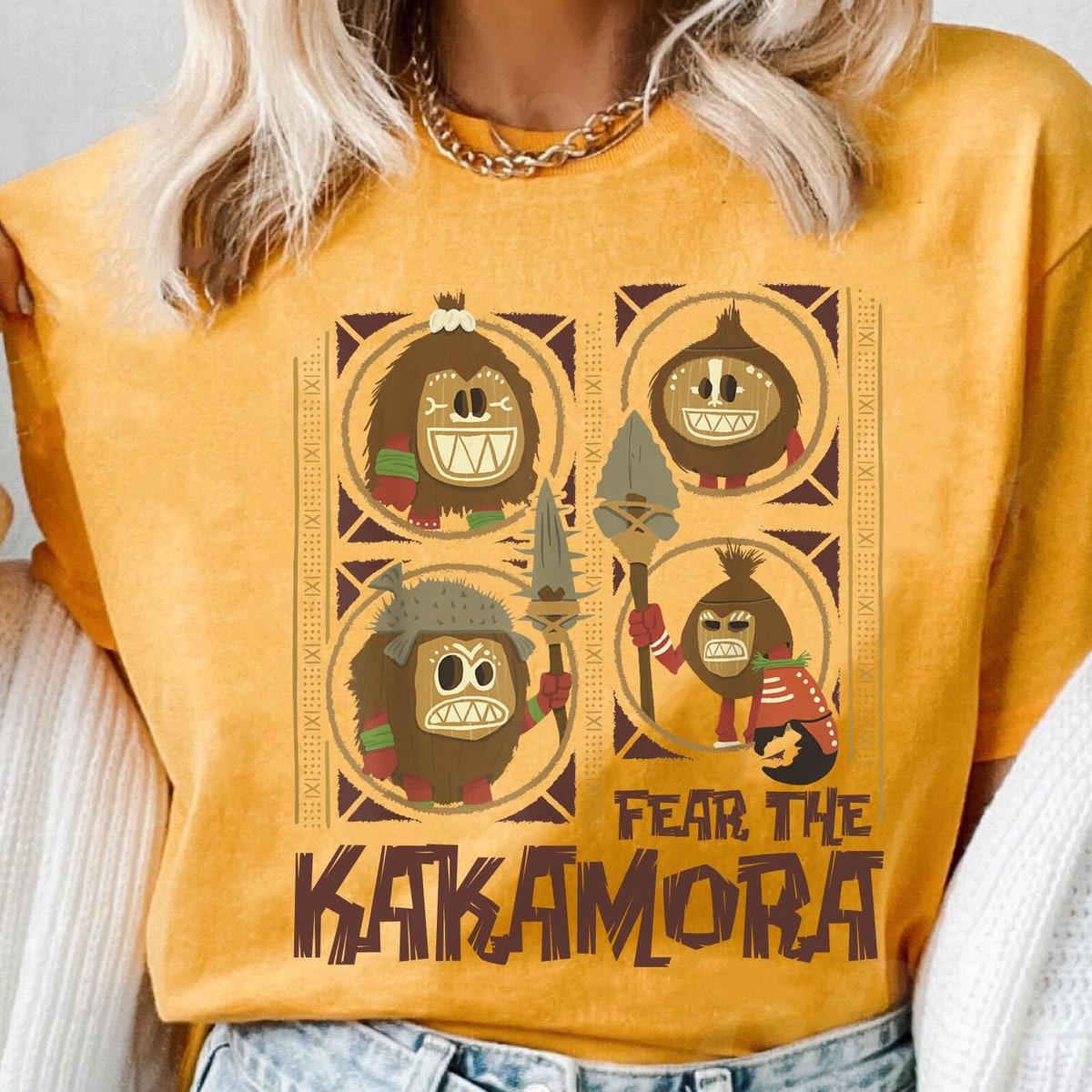 Kakamora Moana Fear The Kakamora Tiki Style Group Portrait Shirt 3