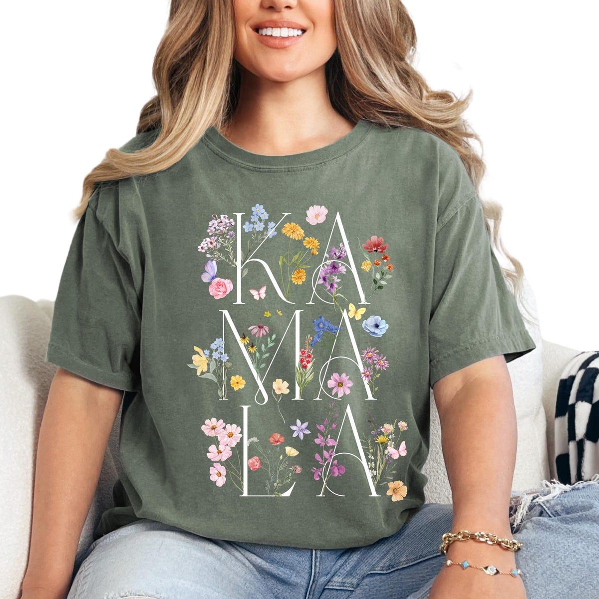 Kamala Harris 2024 Botanical Kamala Voting 2024 Presidential Election Shirt 8