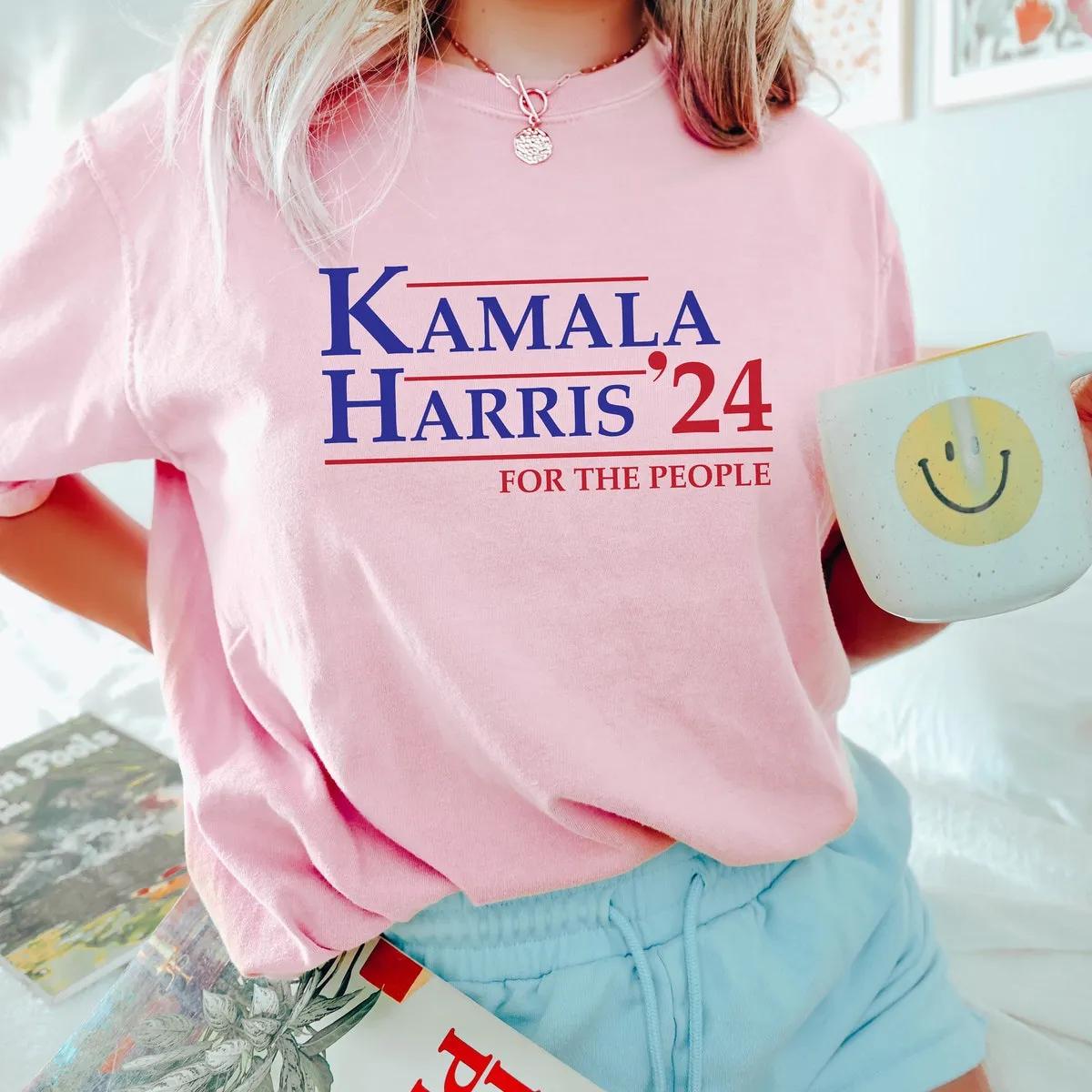 Kamala Harris 2024 For The People Shirt Madam President Election 2024 Tee 1