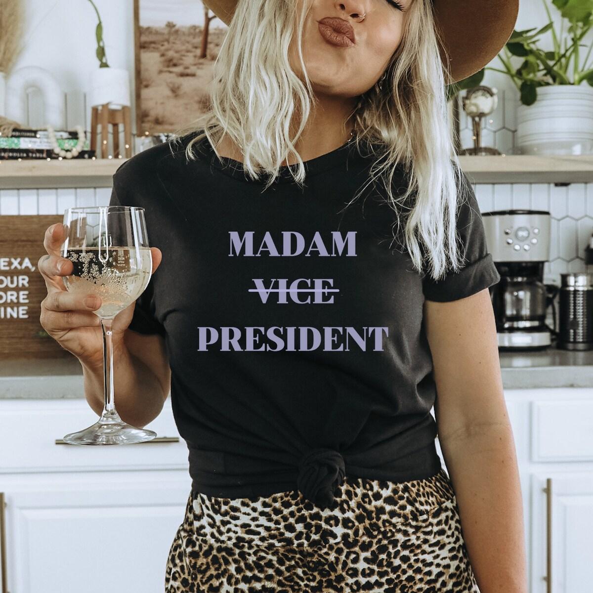 Kamala Harris 2024 Madam Vice President Shirt Anti trump Gift For Democrat Tee 1