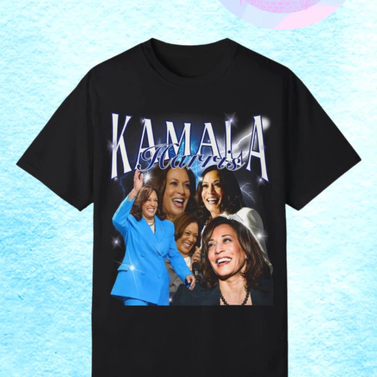 Kamala Harris 2024 Shirt Harris Presidential Election 2024 Bootleg Rap Tee 1