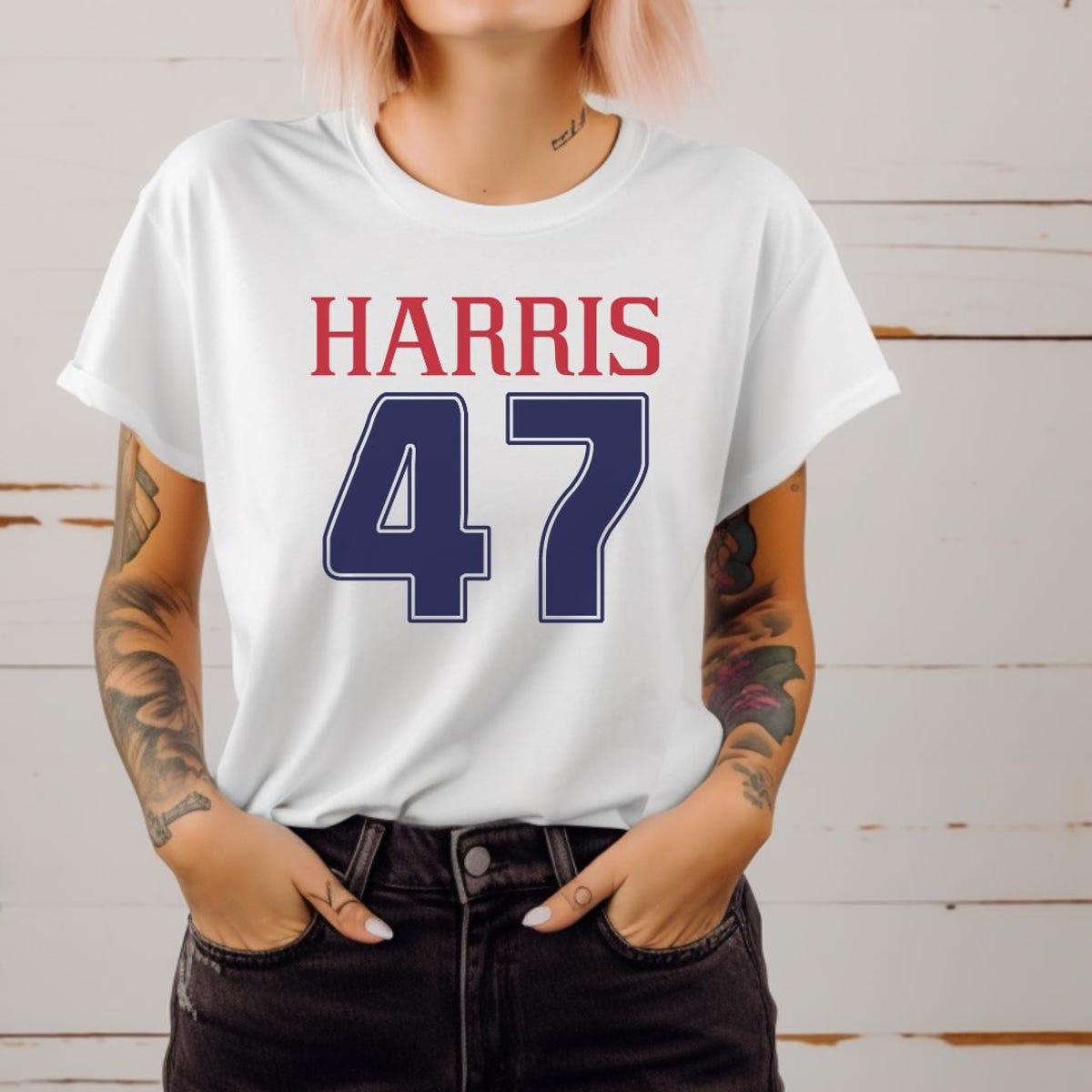 Kamala Harris 47 Shirt Election 2024 Madam President Vote Blue Kamala Harris Tee 1