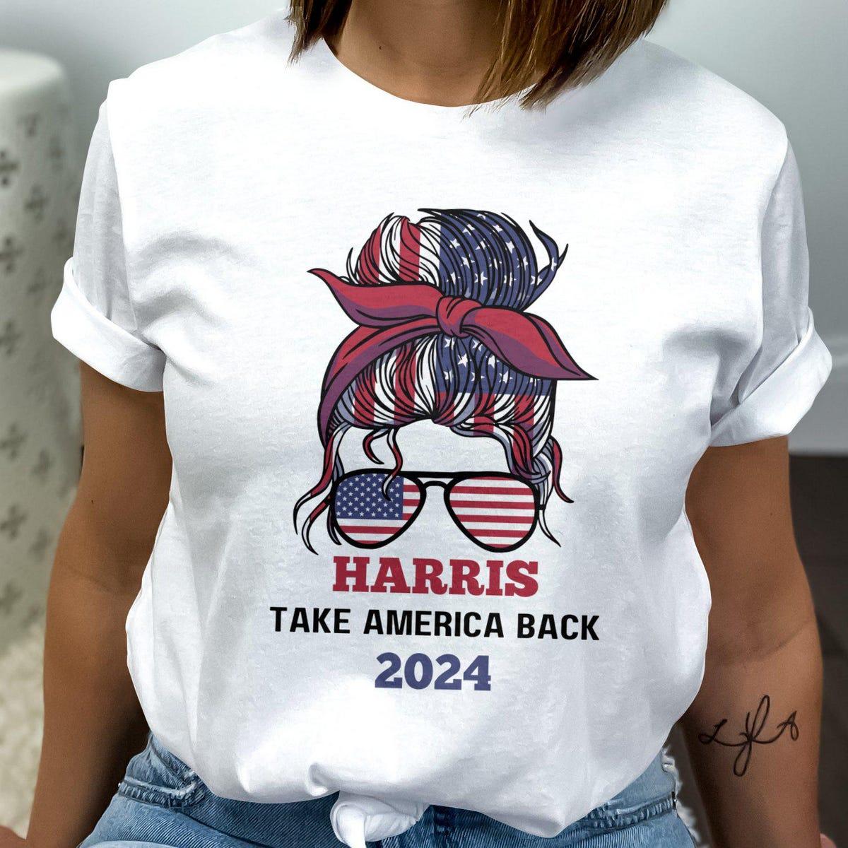 Kamala Harris Take America Back Shirt Kamala Harris 2024 Democrats Tee 2