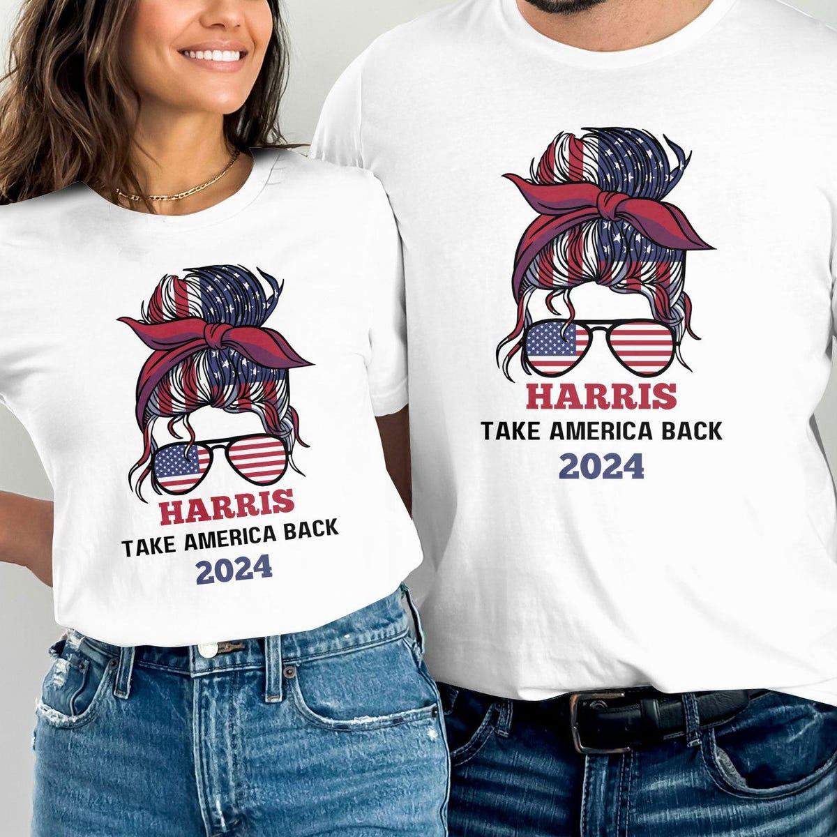 Kamala Harris Take America Back Shirt Kamala Harris 2024 Democrats Tee 4