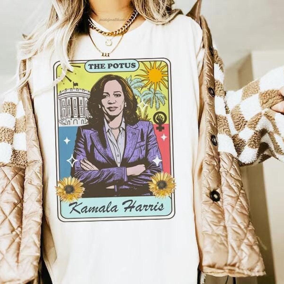 Kamala Harris Tarot Card Harris 2024 Kamala 47 Shirt 1