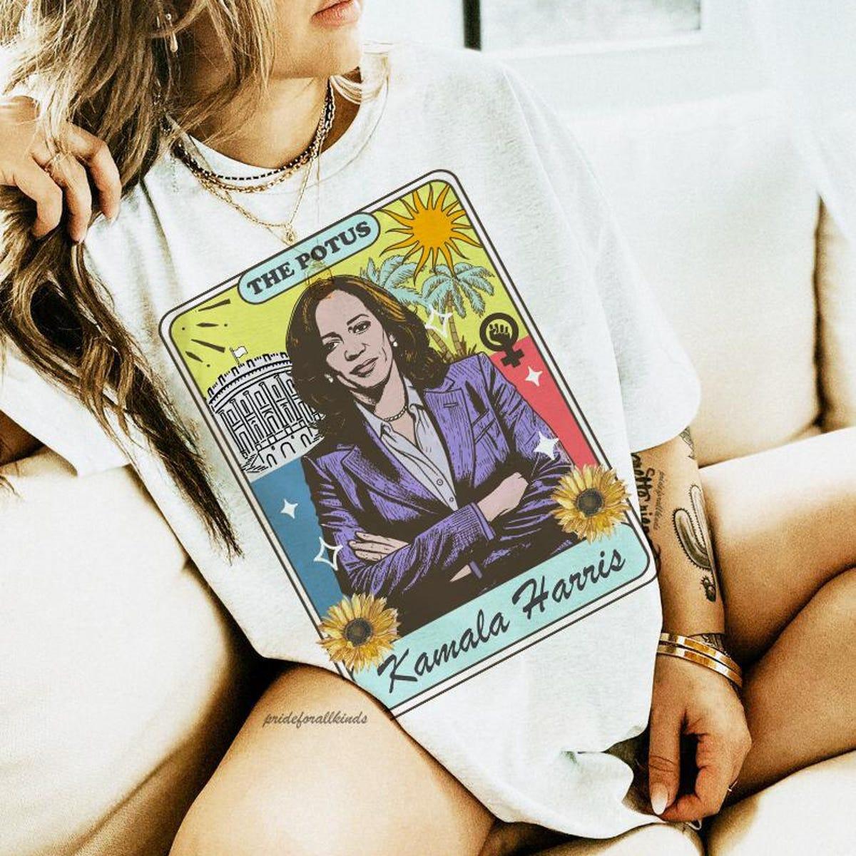 Kamala Harris Tarot Card Harris 2024 Kamala 47 Shirt 2