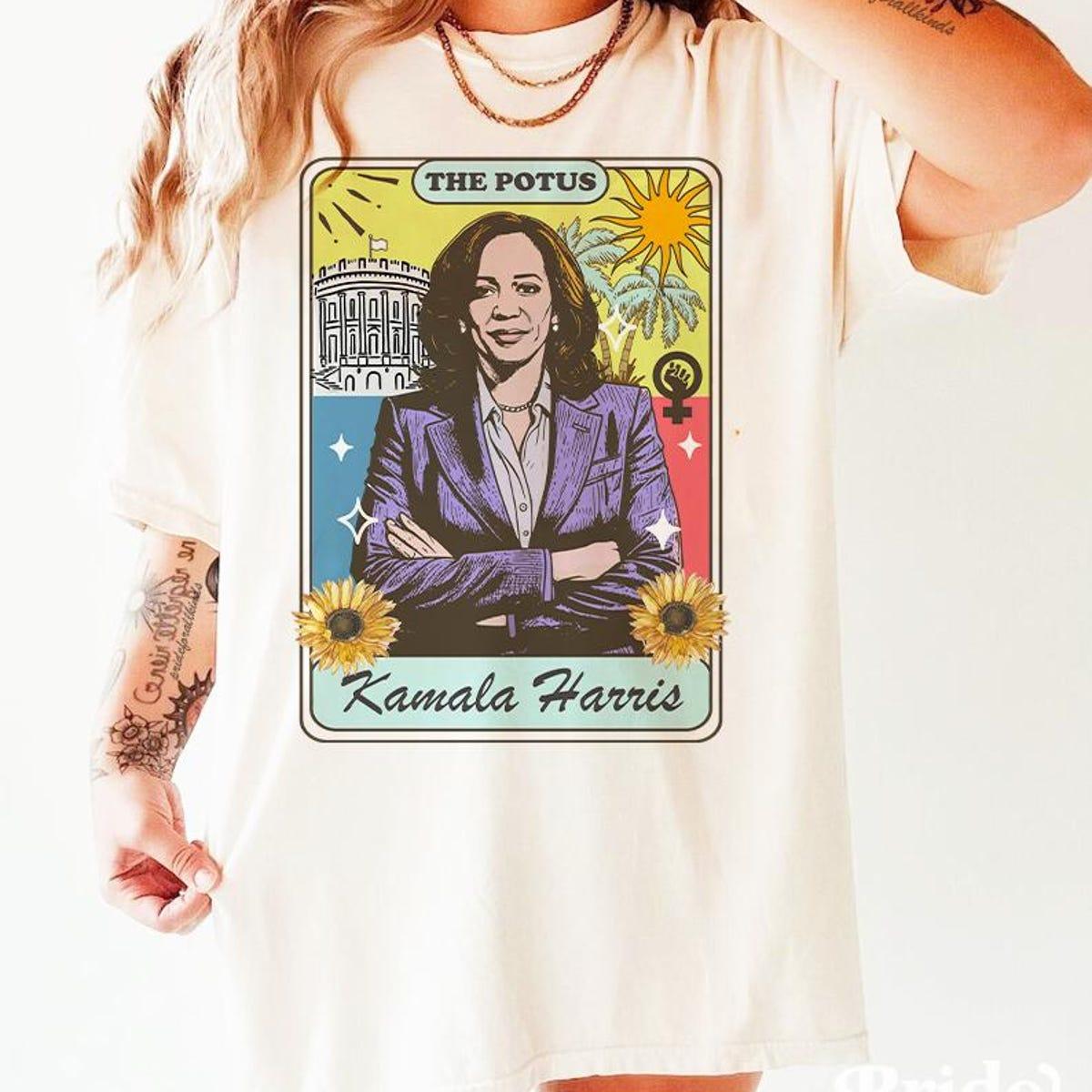 Kamala Harris Tarot Card Harris 2024 Kamala 47 Shirt 3