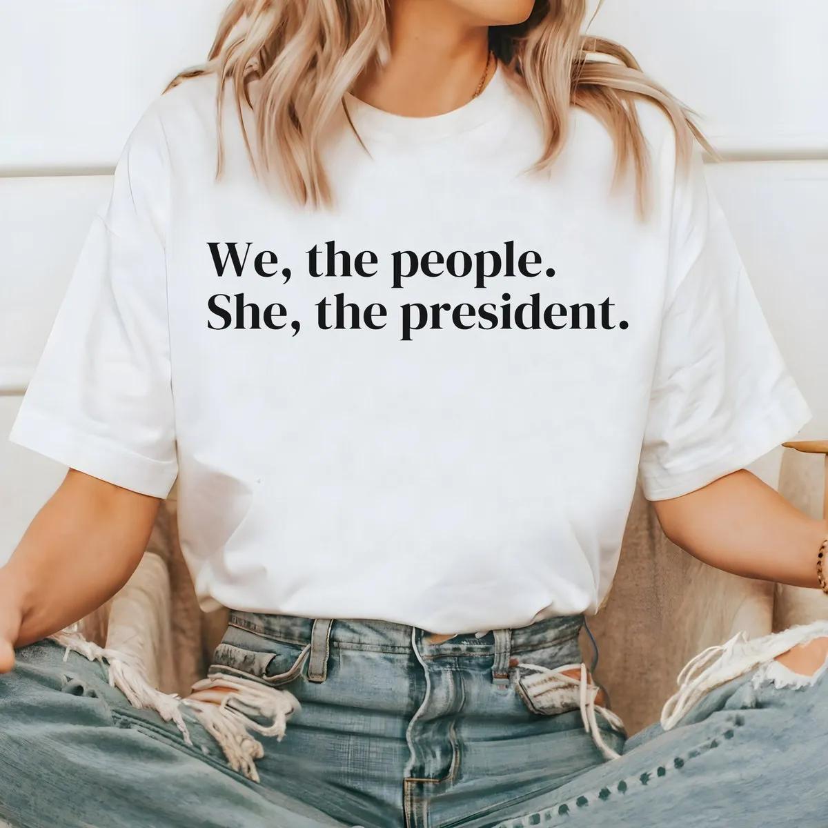 Kamala for President Shirt Liberal Feminist Kamala Harris 2024 Tee 1