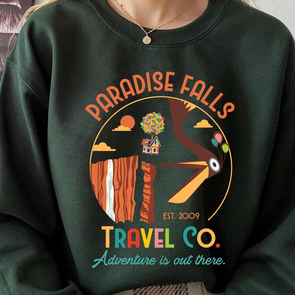 Kevin Bird Paradise Falls Vacation Travel Co Shirt 5