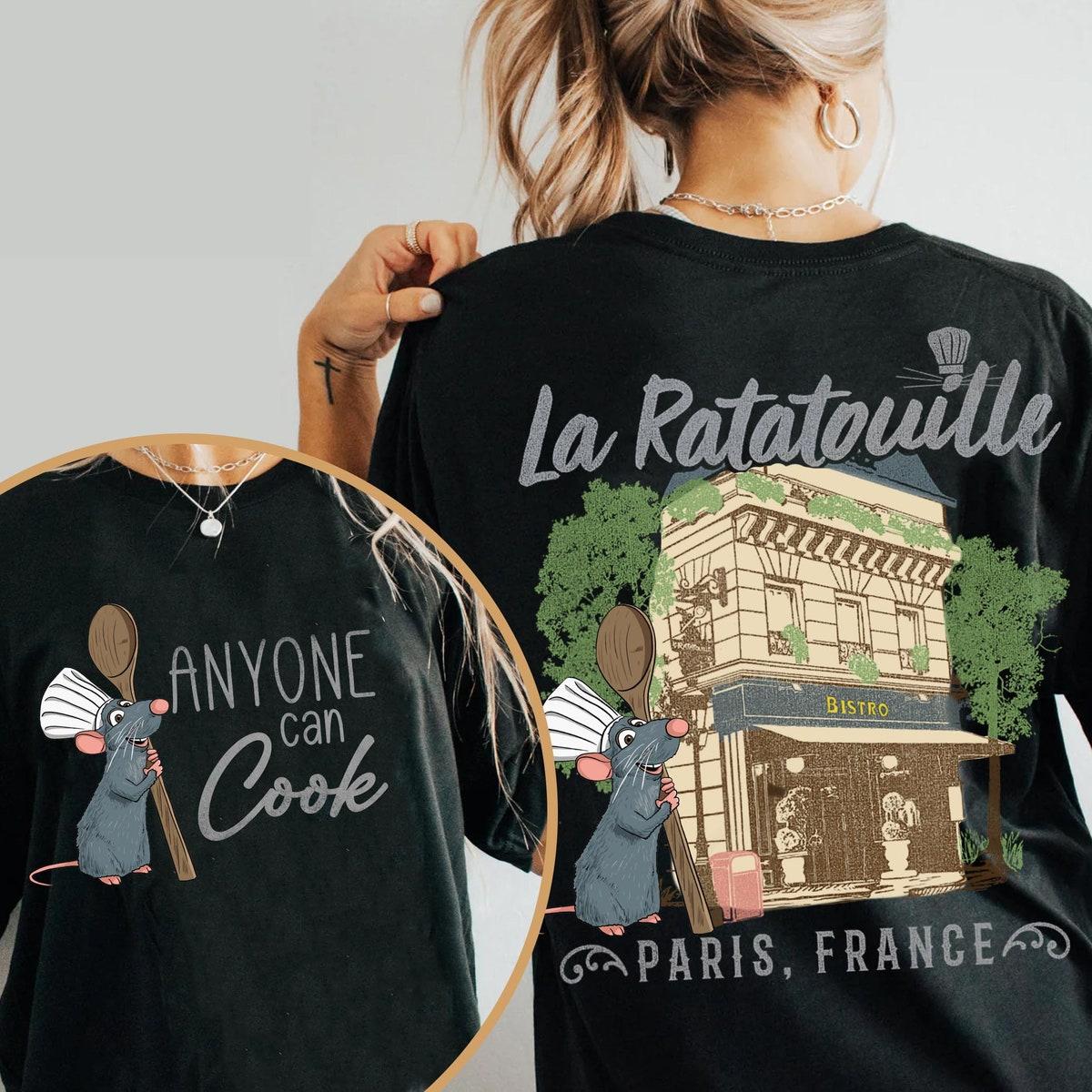 La Ratatouille Paris France Remy Anyone Can Cook Shirt 1