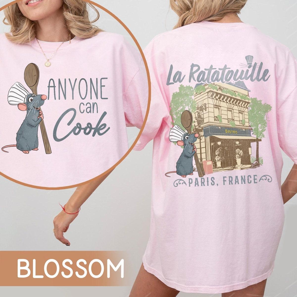 La Ratatouille Paris France Remy Anyone Can Cook Shirt 2