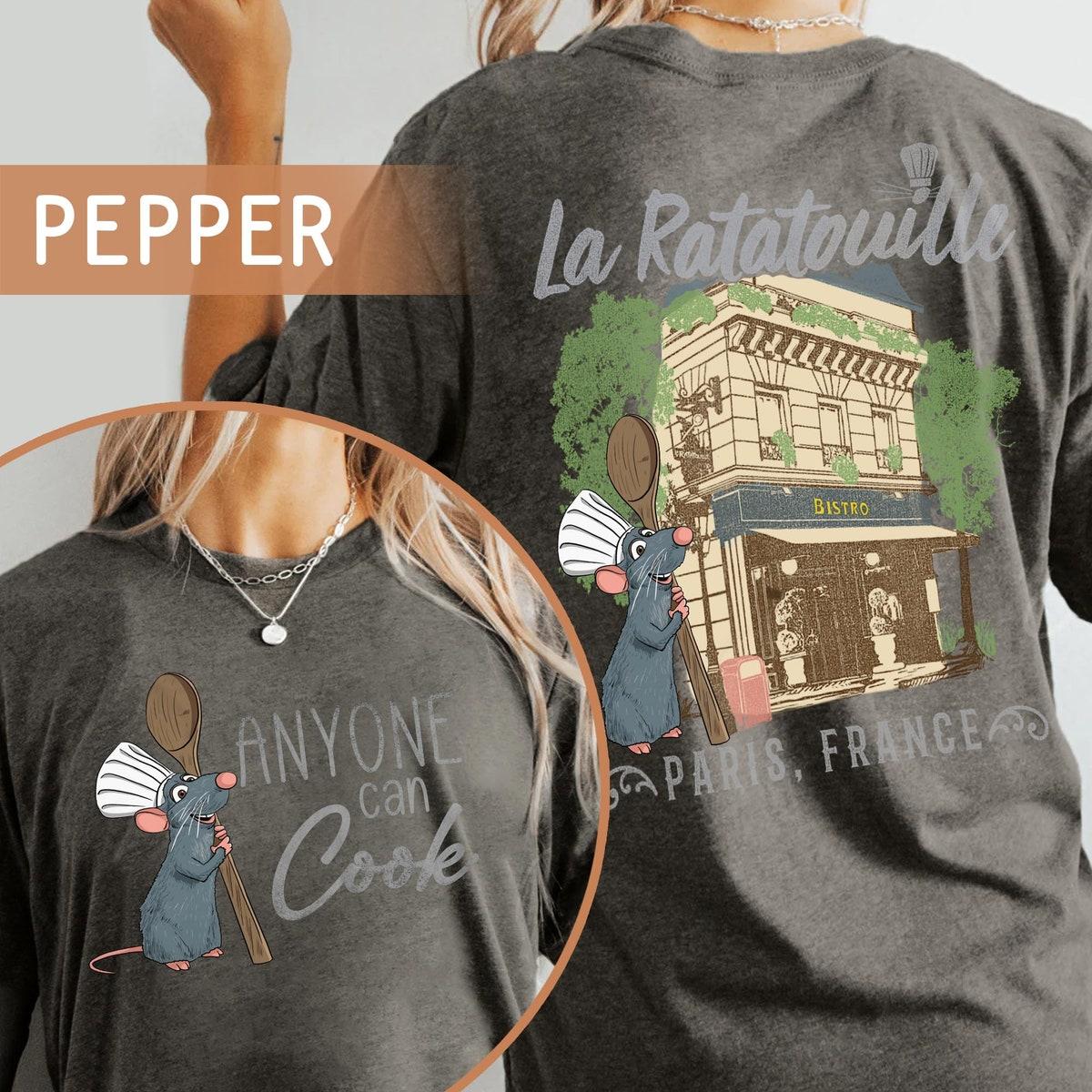 La Ratatouille Paris France Remy Anyone Can Cook Shirt 3