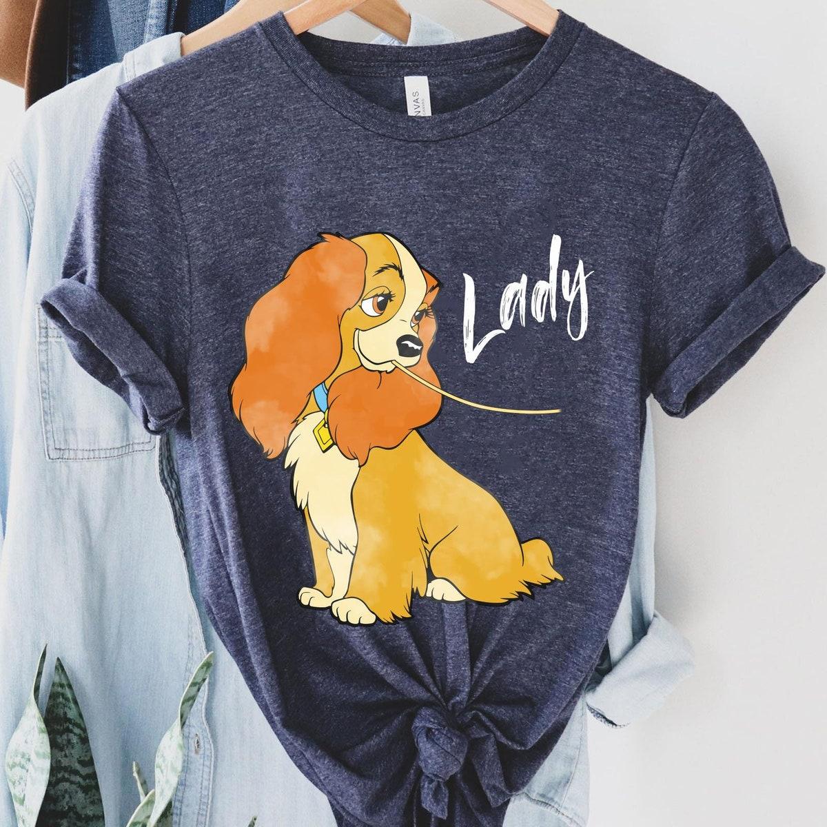 Lady And The Tramp Spaghetti Matching Couples Shirt 2