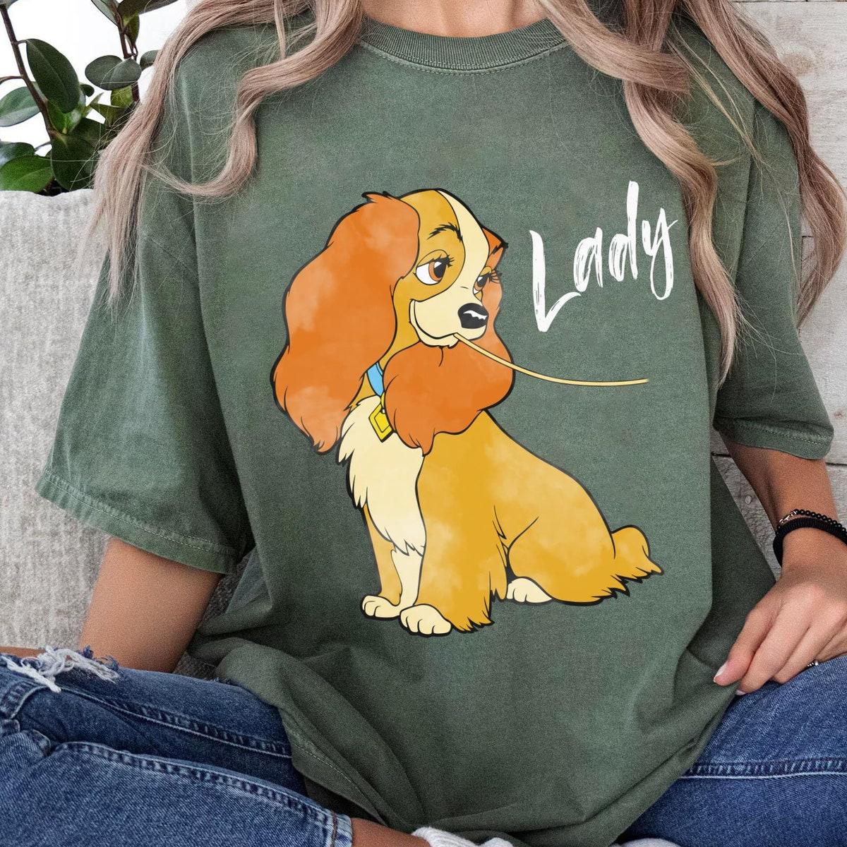 Lady And The Tramp Spaghetti Matching Couples Shirt 3