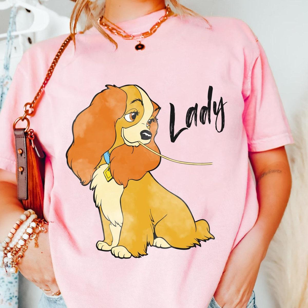 Lady And The Tramp Spaghetti Matching Couples Shirt 4