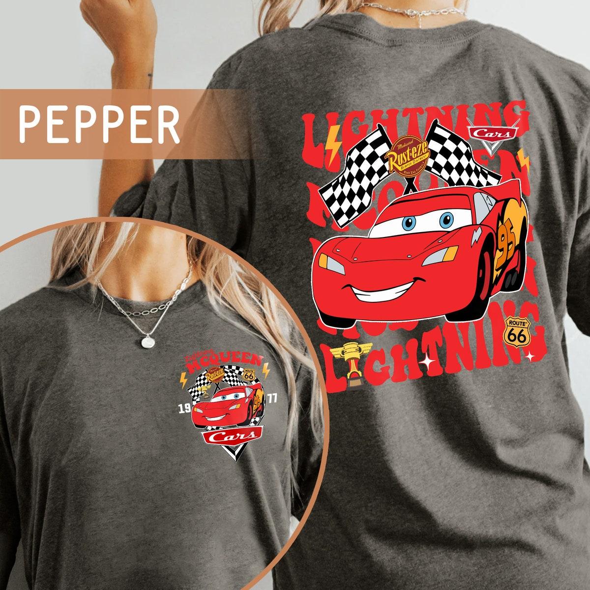 Lightning Mcqueen 1997 Checkered Flags Shirt 3