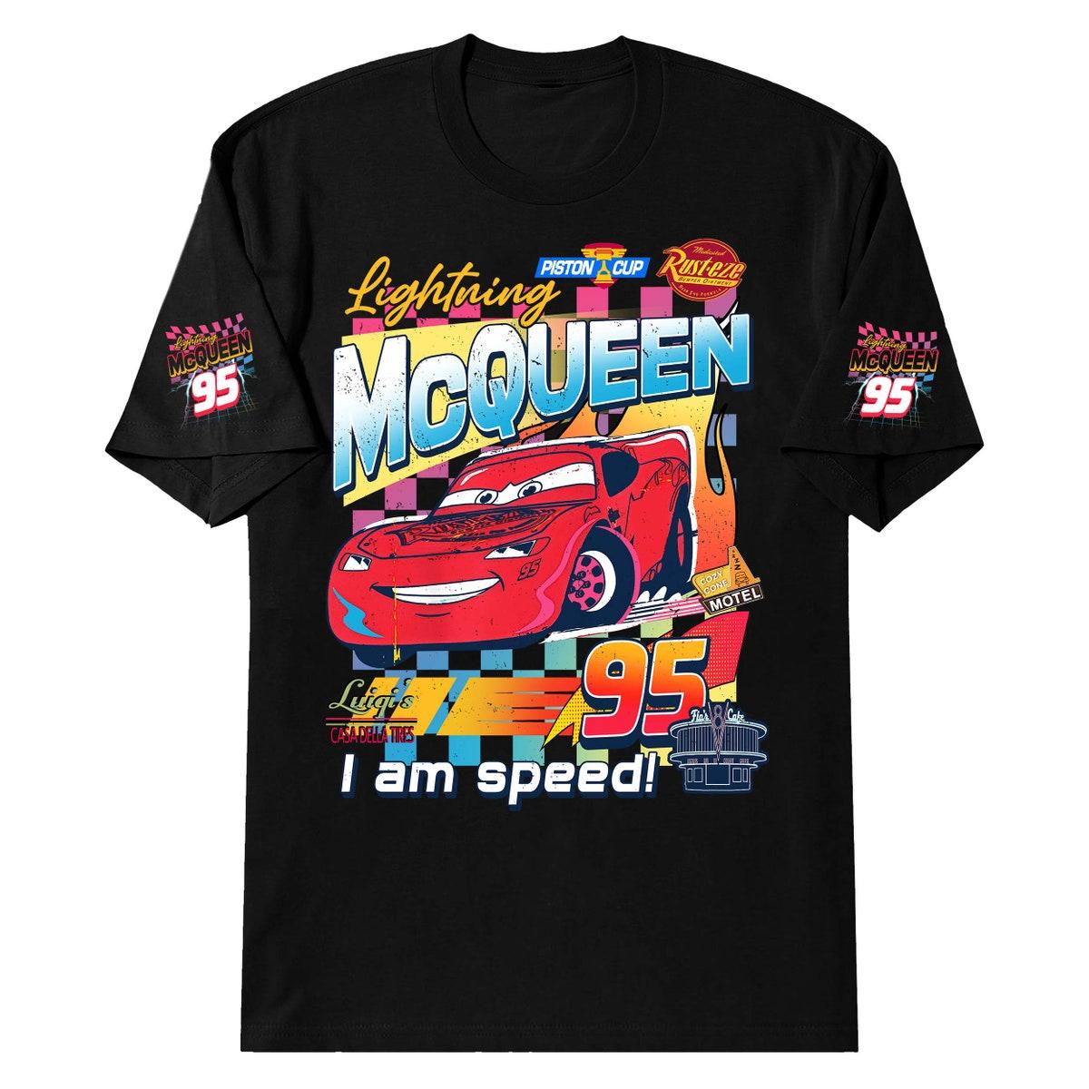 Lightning Mcqueen 95 Disney Cars Rusteze Shirt 1