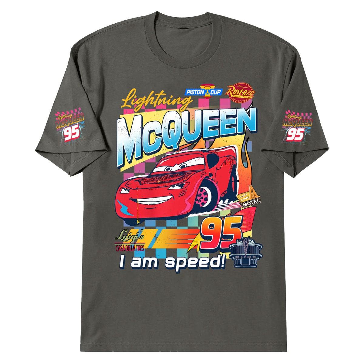 Lightning Mcqueen 95 Disney Cars Rusteze Shirt 2